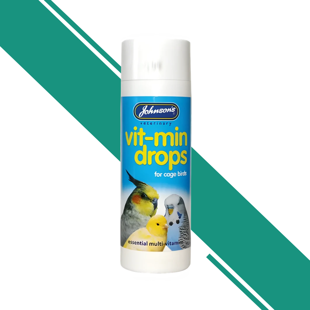 Johnsons Vit-Min Drops for Cage Birds – 100ml